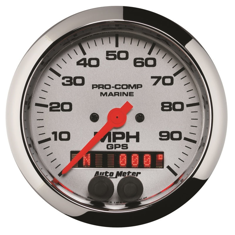 Autometer Marine Chrome 3-3/8in 100MPH GPS Speedometer Gauge 200636-35 200636-35 User 1