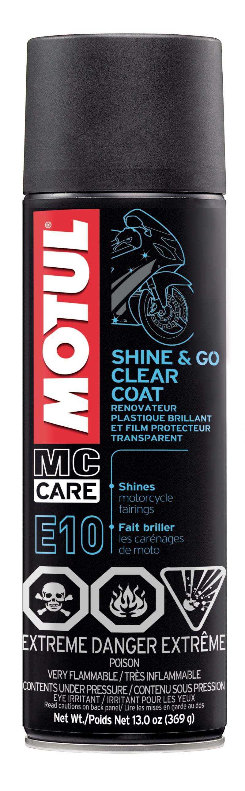 Motul 13oz Cleaners SHINE & GO - Silicone Clean (13 oz) 108093 Photo - Primary
