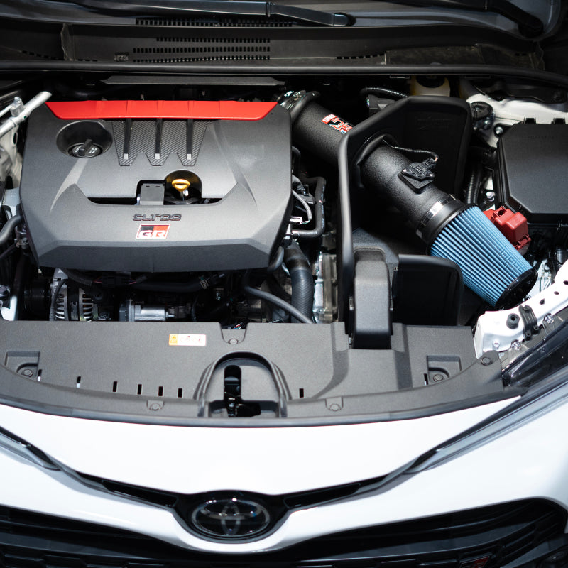 Injen 23-25 Toyota GR Corolla L3-1.6L Turbo Wrinkle Black Short Ram Cold Air Intake SP2082WB SP2082WB Photo - Mounted