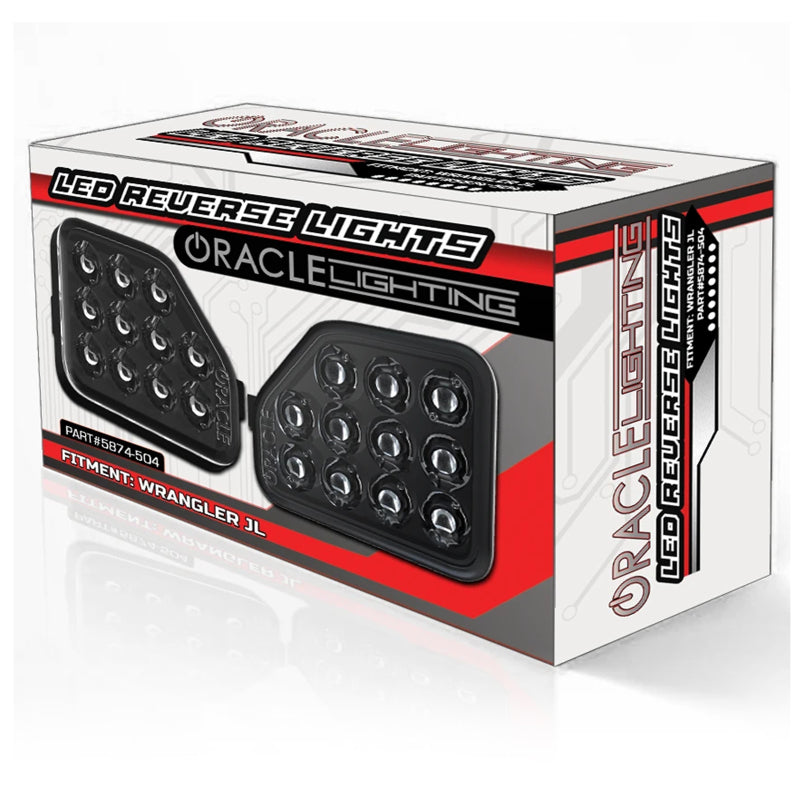 ORACLE Lighting Oracle Rear Bumper LED Reverse Lights for Jeep Wrangler JL - 6000K 5874-504 5874-504 User 5