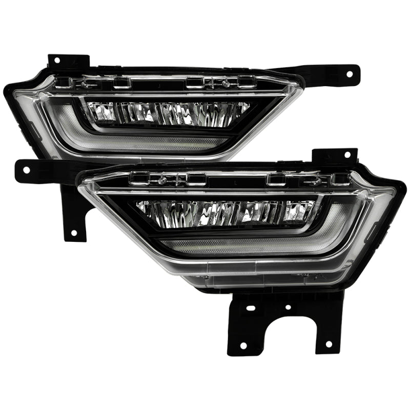 SPYDER 21-23 Ford F150 OEM Style Full LED Fog Lights w/ Switch FL-FF1502021-LED-C 9052255 9052255 Photo - Primary