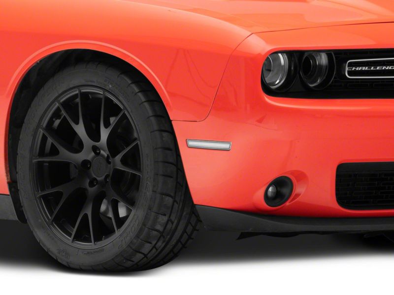 Raxiom 15-23 Dodge Challenger Excluding Widebody Axial Series LED Side Marker Lights- Clear CH3215 CH3215 Photo - Close Up