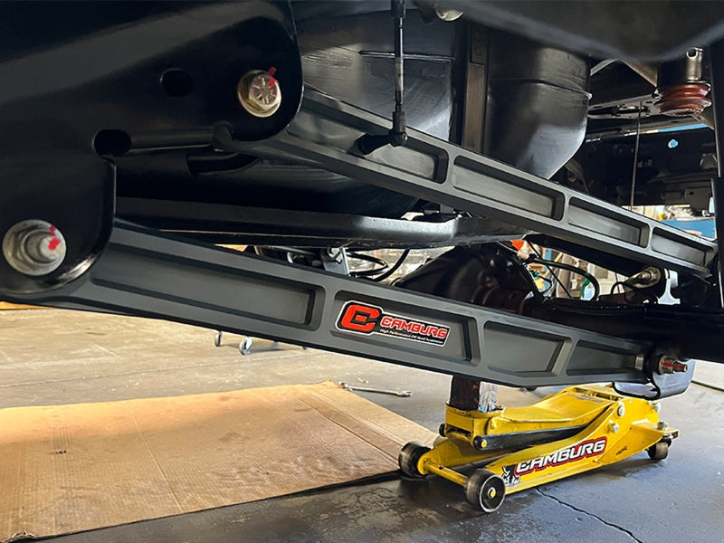 Camburg Ford Raptor 21-23 KINETIK Series Rear Billet Trailing Arm Kit CAM-120033-GRY CAM-120033-GRY Photo - Mounted