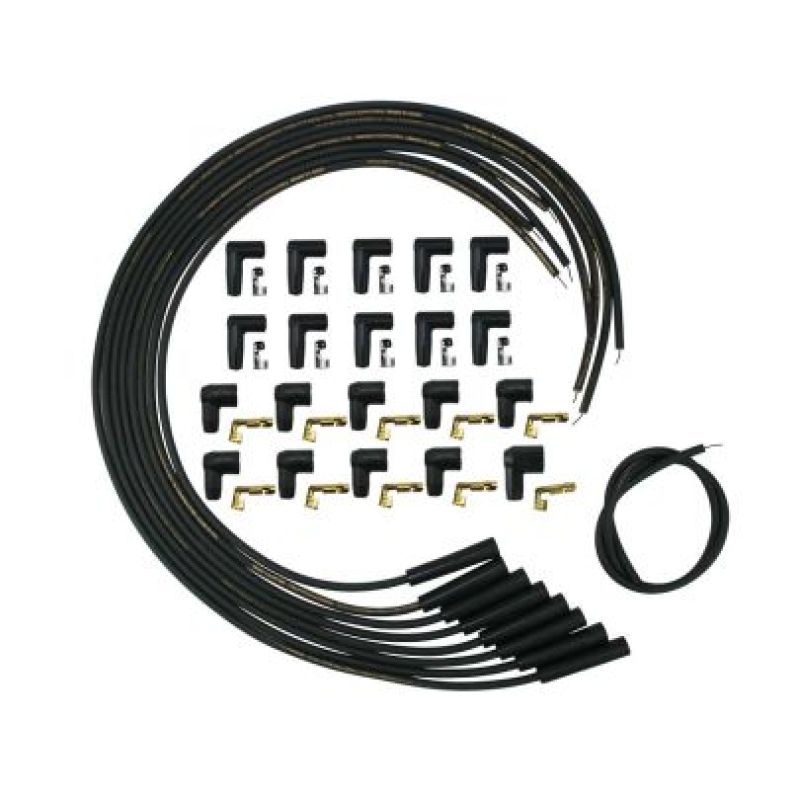 Moroso Spark Plug Wires, Mag-Tune, Straight, Spiral Core, Black, 8.0MM 9881M User 1