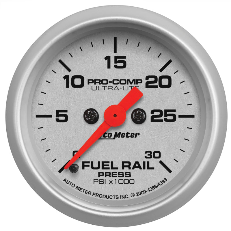 AutoMeter Gauge Rail Pressure (Ram 5.9L) 2-1/16in. 30Kpsi Digital Stepper Motor Ul 4386 4386 Photo - Primary