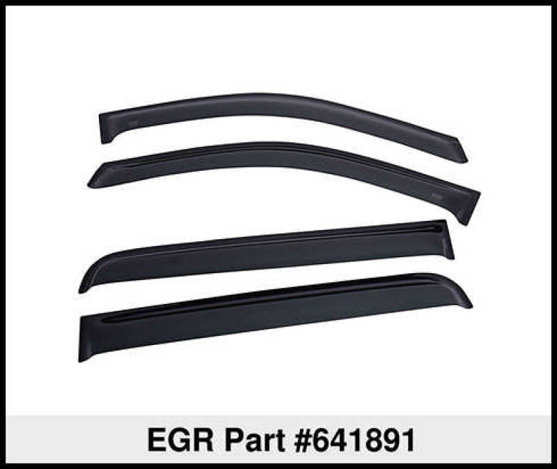 EGR 2019 Chevy 1500 Double Cab Tape-On Window Visors - Set of 4 Dark Smoke 641891 641891 Thumbnail