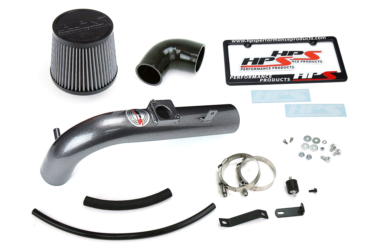 HPS Performance Products HPS Shortram Air Intake Kit 2000-2005 Toyota MR2 Spyder 1.8L, Gunmetal