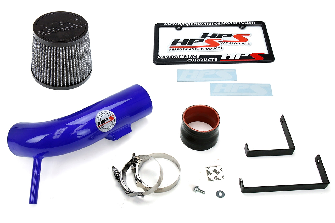 HPS Performance Products HPS Shortram Air Intake Kit 2013-2017 Nissan Altima Sedan 2.5L, Blue