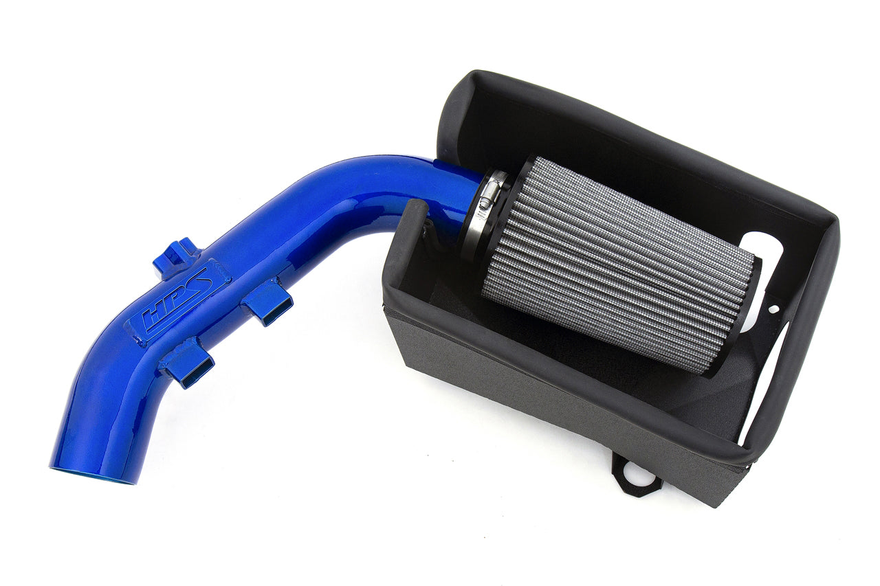 HPS Shortram Air Intake Kit with Heat Shield 2012-2019 BMW 640i 3.0L Turbo N55, 827-698