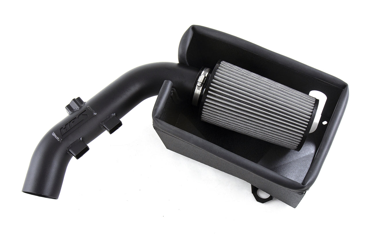 HPS Shortram Air Intake Kit with Heat Shield 2012-2019 BMW 640i 3.0L Turbo N55, 827-698