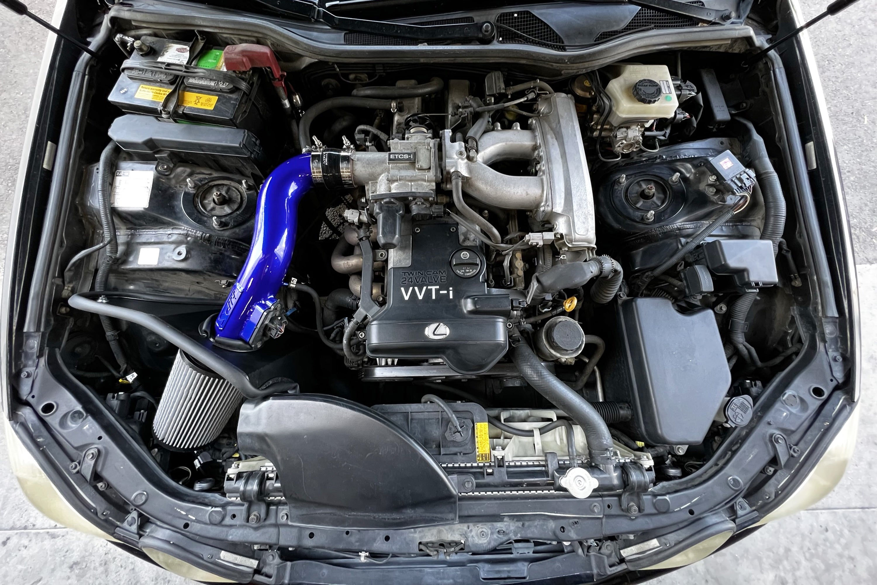 HPS Air Intake Kit Lexus 1998-2000 GS300 3.0L, Includes Heat Shield, 827-705