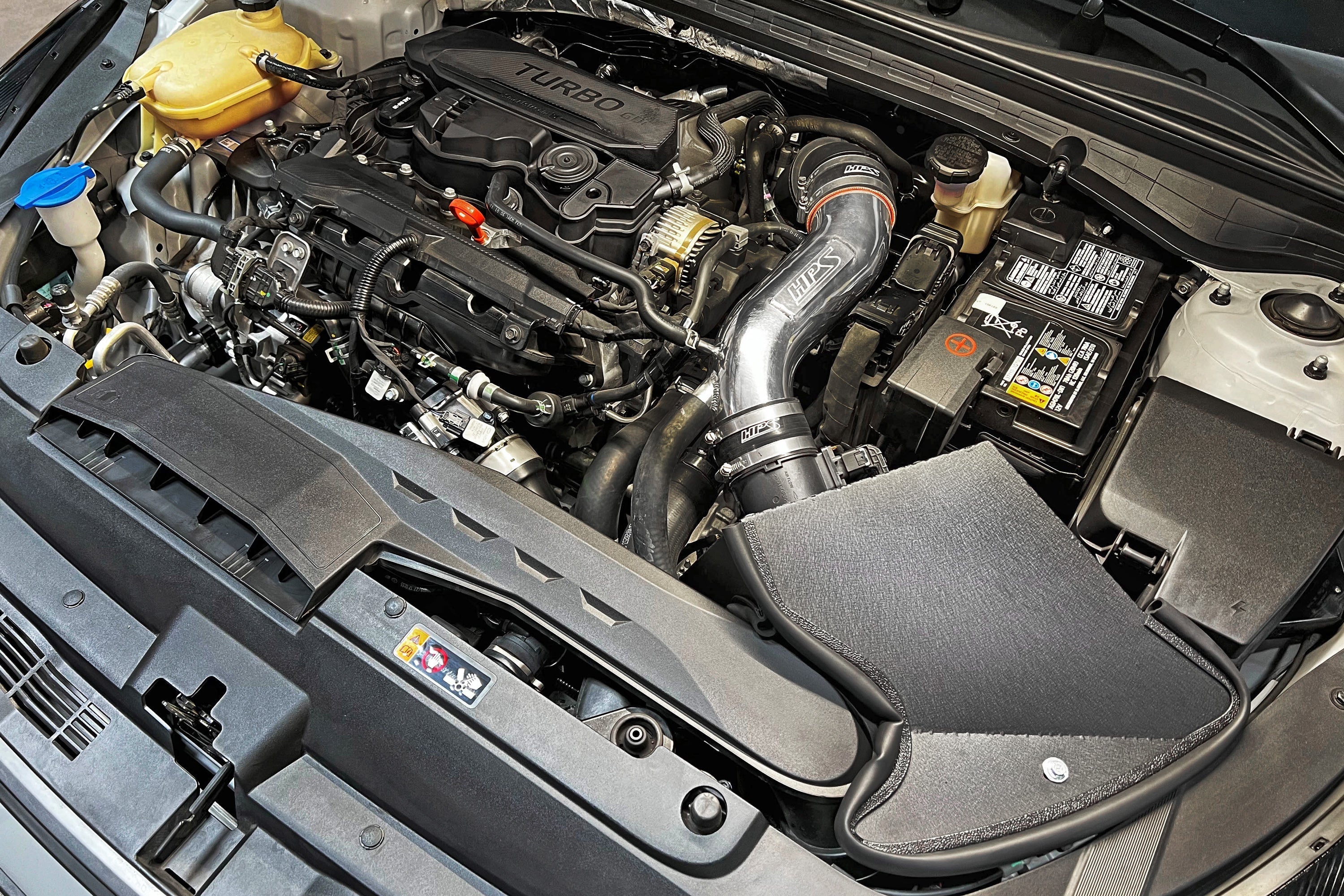 HPS Air Intake Kit with Heat Shield, 2020-2023 Hyundai Sonata 1.6L Turbo, 827-712