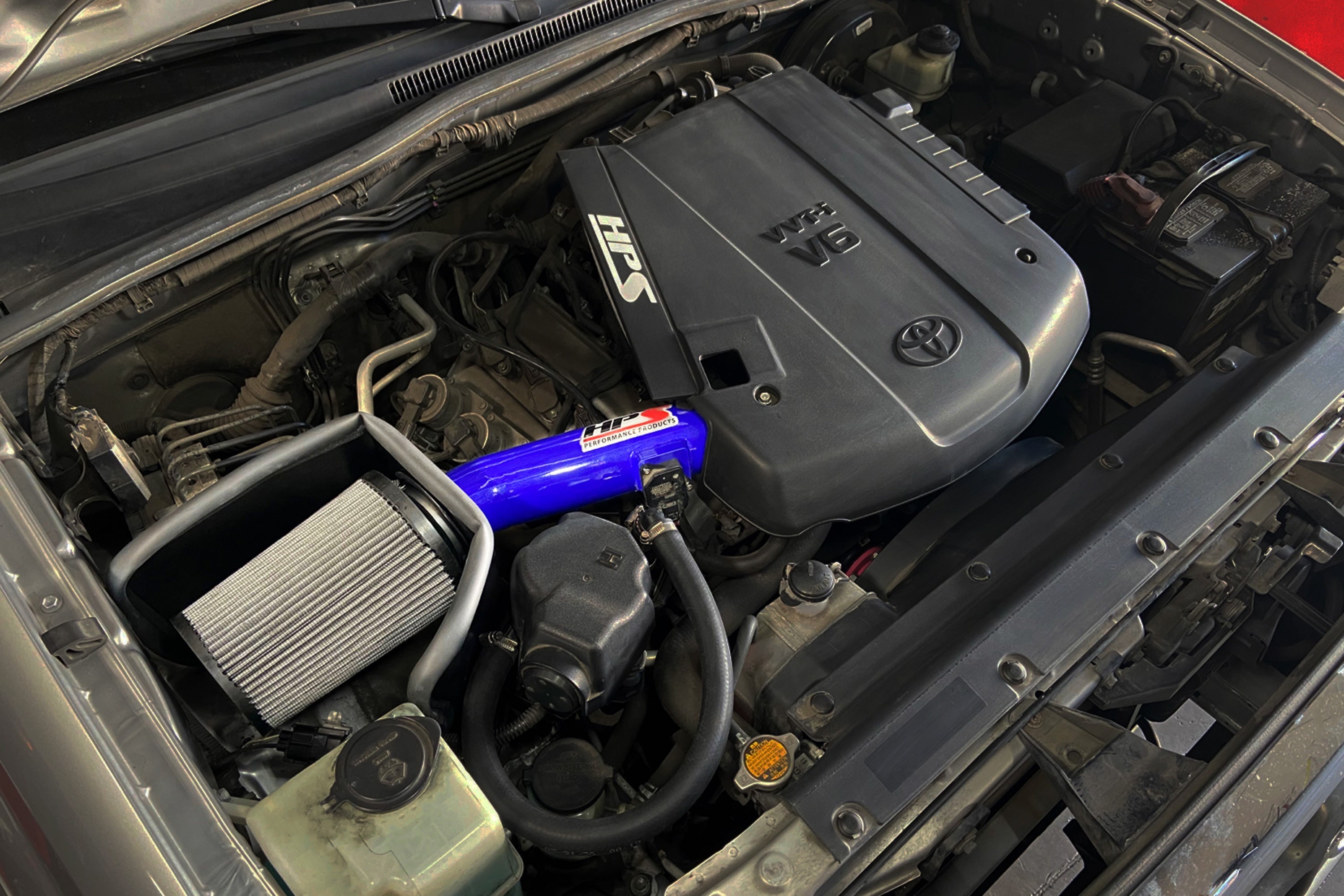 HPS Air Intake Kit Toyota 2012-2015 Tacoma 4.0L V6, Includes Heat Shield, 827-718