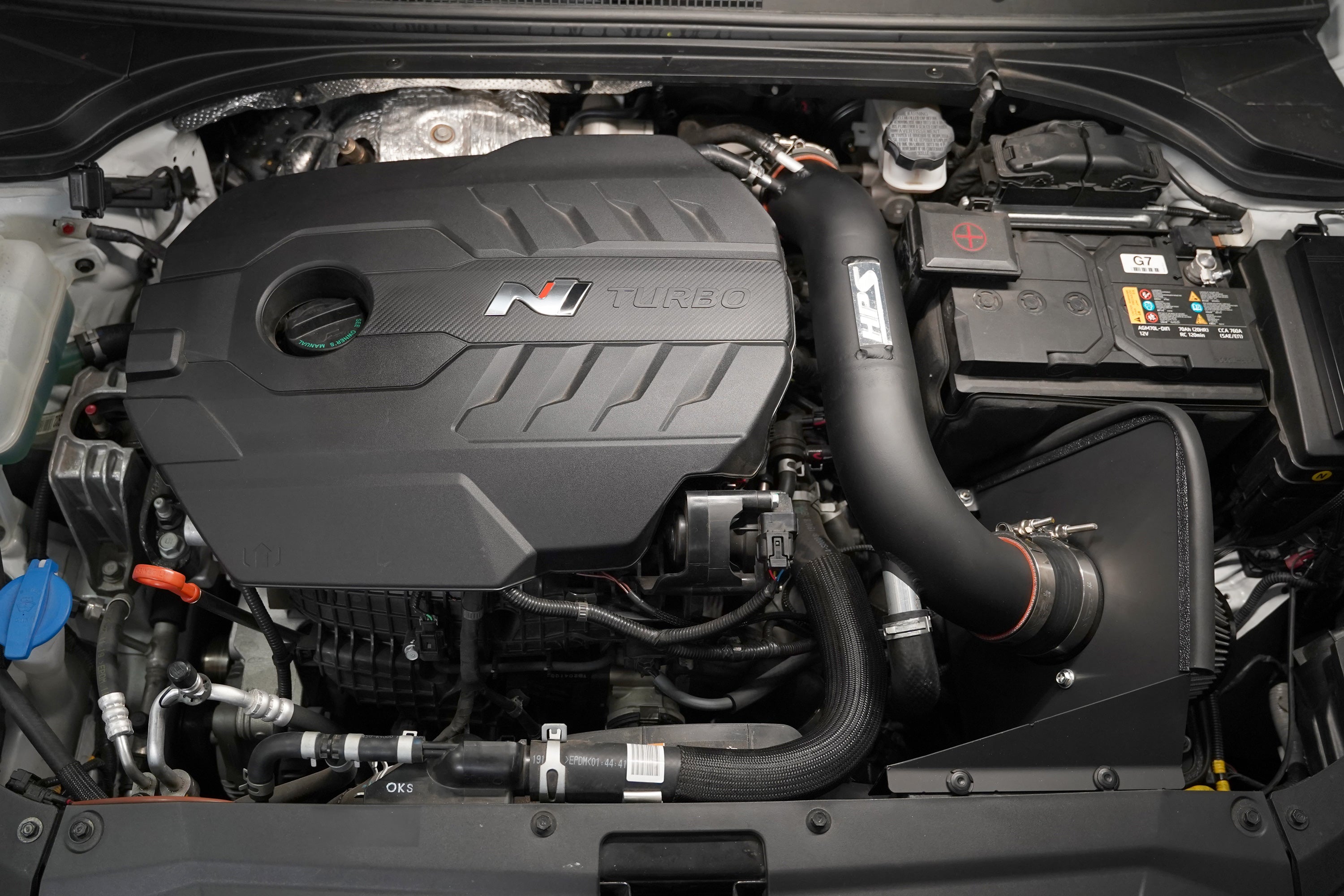 HPS Air Intake Kit Hyundai 2022-2023 Kona N 2.0L Turbo, Includes Heat Shield, 827-721