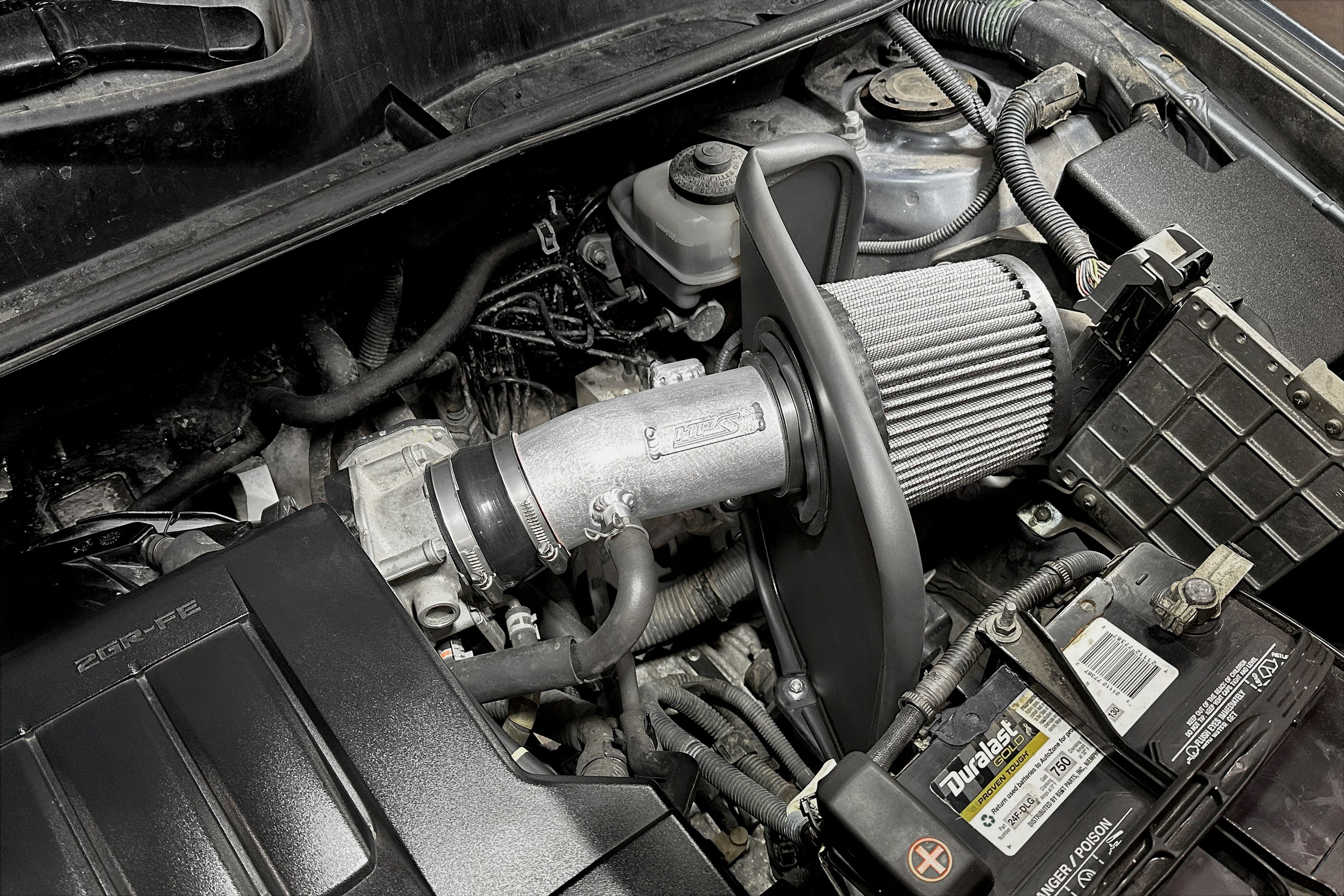 HPS Air Intake Kit with Heat Shield, 2006-2012 Toyota RAV4 3.5L V6, 827-740