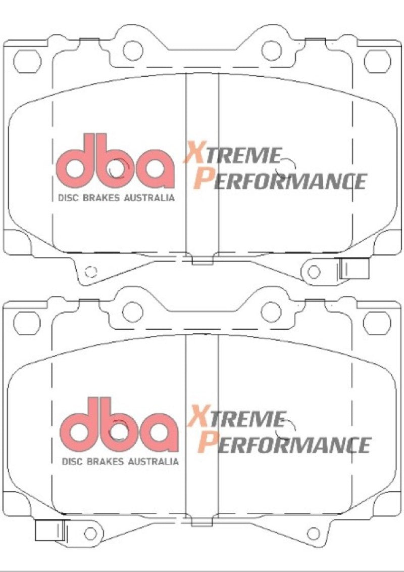 DBA 00-07 Toyota Land Cruiser XP650 Front Brake Pads DB1365XP DB1365XP Photo - out of package