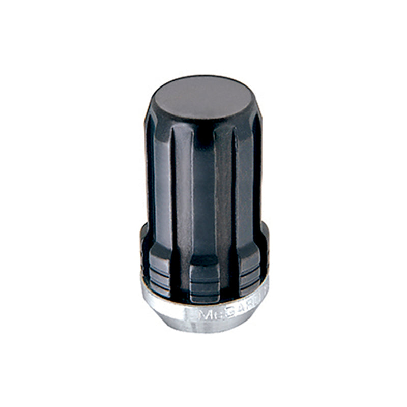 McGard SplineDrive Lug Nut (Cone Seat) 1/2-20 / 1.60in. Length (Box of 50) - Black (Req. Tool) 65001BK 65001BK Photo - Primary