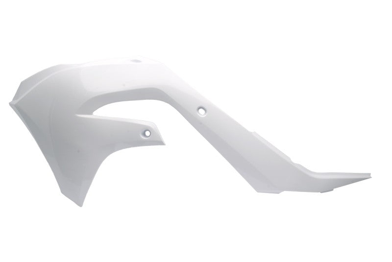 Cycra 21-23 Kawasaki KX450X Powerflow Radiator Shrouds White 1CYC-1871-42 1CYC-1871-42 Photo - Primary