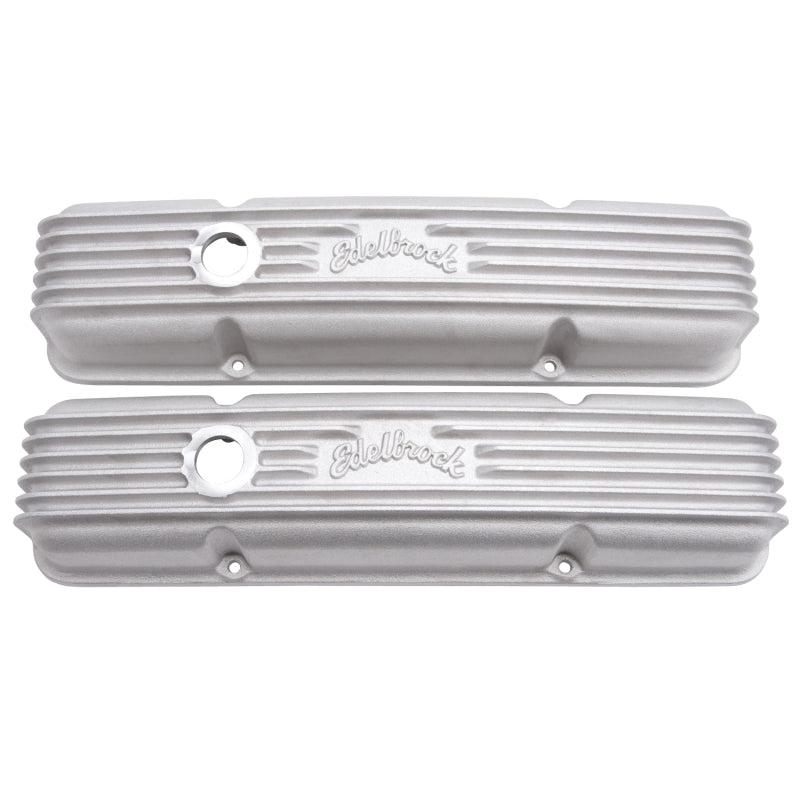 Edelbrock Valve Cover, Classic Series, Chevrolet, 1959-1986 262-400 CID V8 41439 Photo - out of package