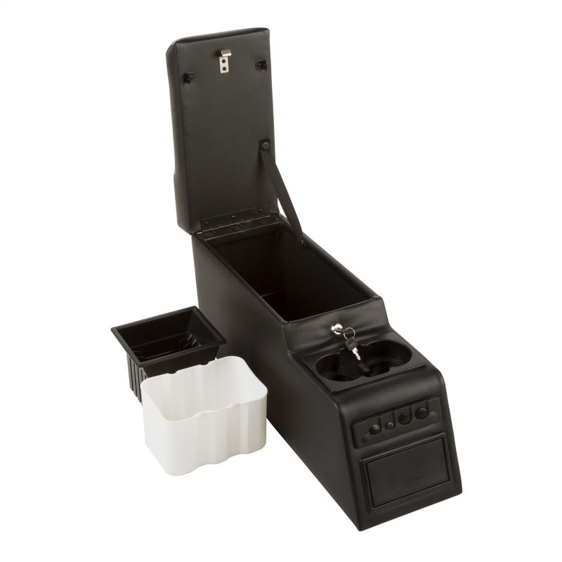 Rugged Ridge Center Console, Ultimate, Locking, Black; 76-95 Jeep CJ/Wrangler YJ 13102.01 Photo - Unmounted