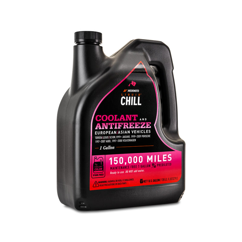 Mishimoto Liquid Chill EG Coolant, European/Asian Vehicles, Pink/Red MMRA-LC-EG-PK MMRA-LC-EG-PK Photo - Primary