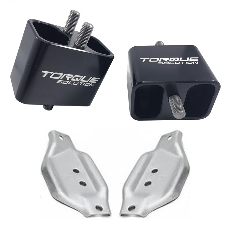Torque Solution Solid Billet Engine Mounts: Subaru WRX 2002-2014 / STi 2004-2017 TS-SU-200SB-PL Photo - Primary