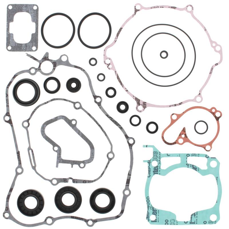 Vertex Pistons Vertex Gaskets 05-21 Yamaha YZ125 Complete Gasket Kit w/ Oil Seals 811641 811641 Photo - Primary