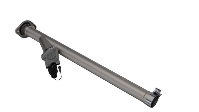 QTP 15-18 Ford F-150 CC/EC Standard Bed 2.5in 304SS Aggressor Cutout Mid Pipe 540015 540015 Photo - Primary