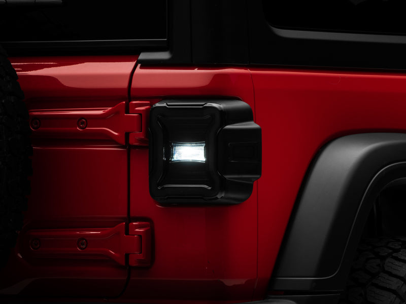 Raxiom 18-22 Jeep Wrangler JL LED Tail Lights- Black Housing (Smoked Lens) J133942-JL J133942-JL Photo - Close Up