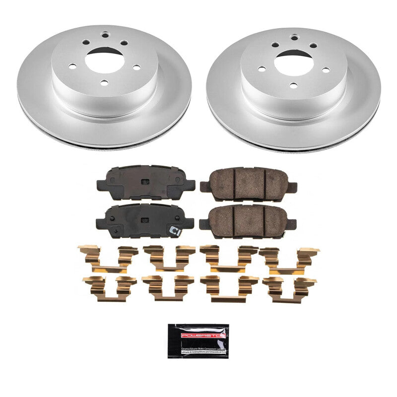 PowerStop Power Stop 2009 Nissan 370Z Rear Z17 Coated Brake Kit CRK9064 CRK9064 Photo - Primary