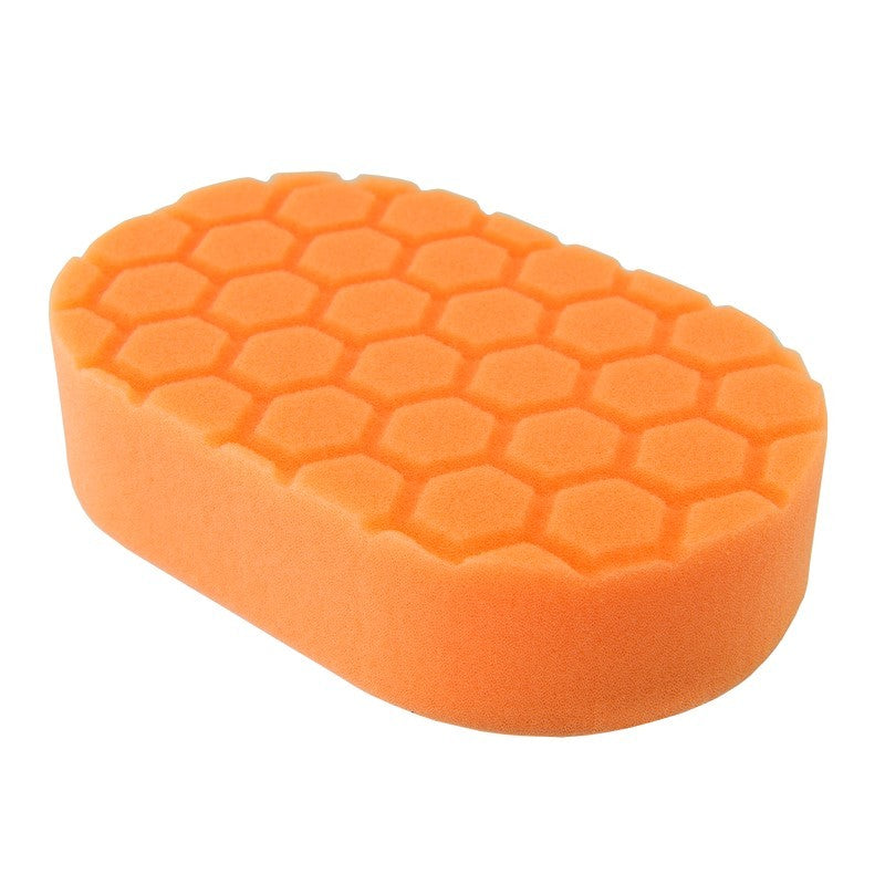 Chemical Guys Hex-Logic Medium Cutting Hand Applicator Pad - Orange - 3in x 6in x 1in (P24) BUFX_201 BUFX_201 User 1