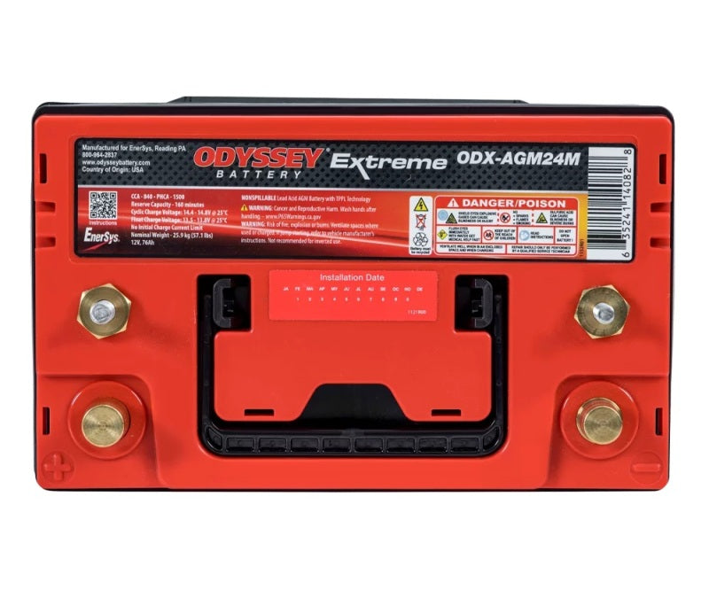 Odyssey Battery Marine/RV Extreme AGM Battery (24M-PC1500) ODX-AGM24M ODX-AGM24M User 1