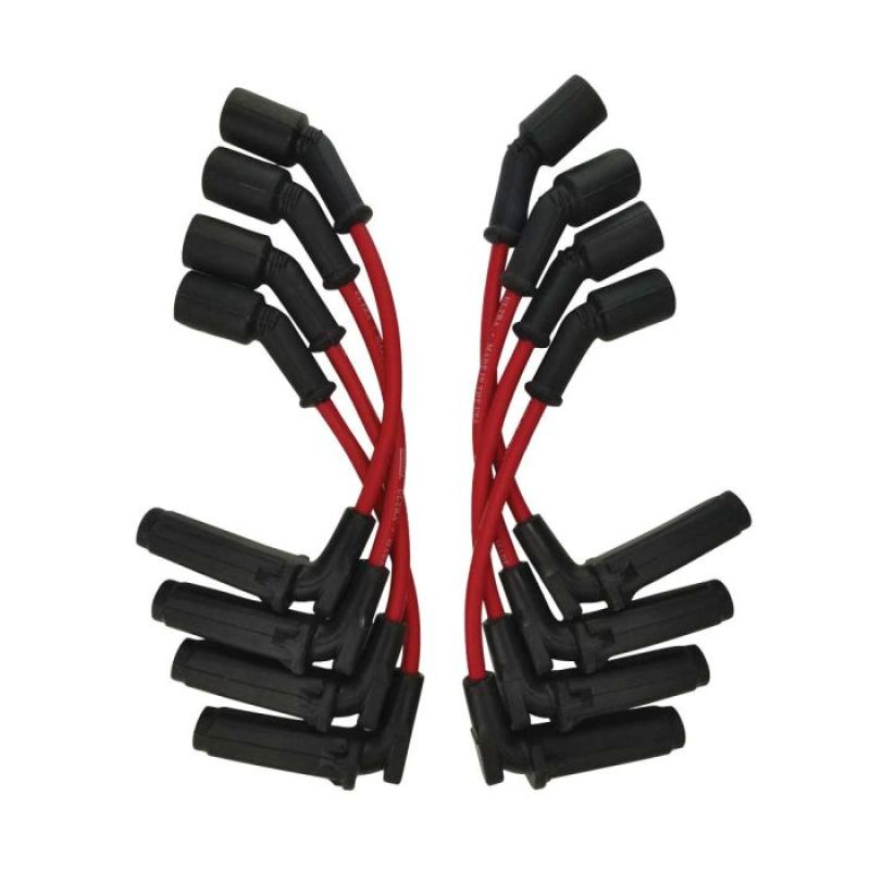 Moroso 9.75in Coil On Plug 90 Deg Ultra Spark Plug Wire Set - Red 52032 52032 User 1