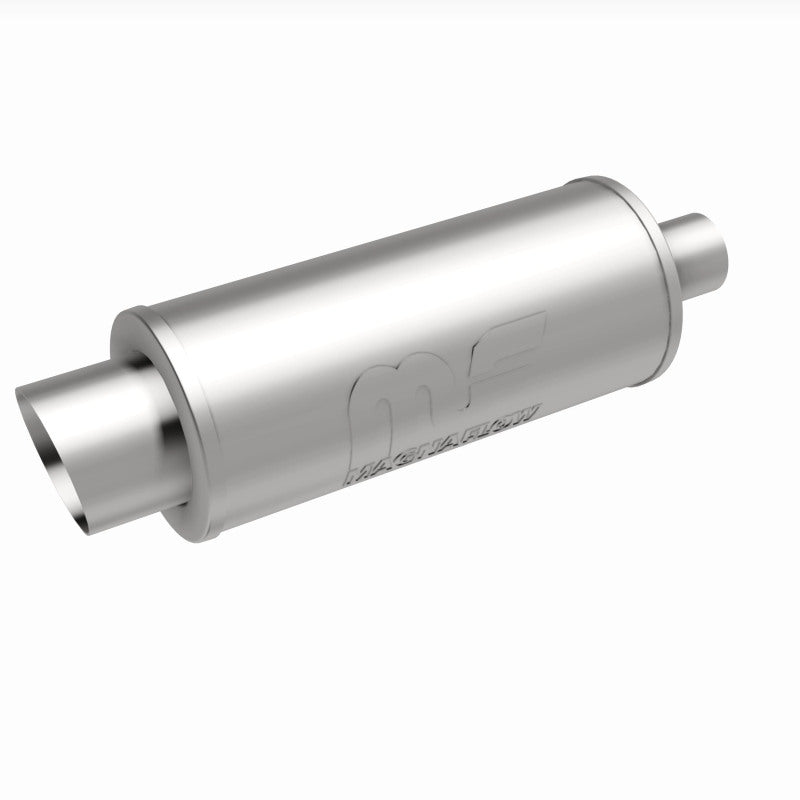 MagnaFlow 6" Round Center/Center Performance Muffler With Tip 14821 360 Degree Image Set
