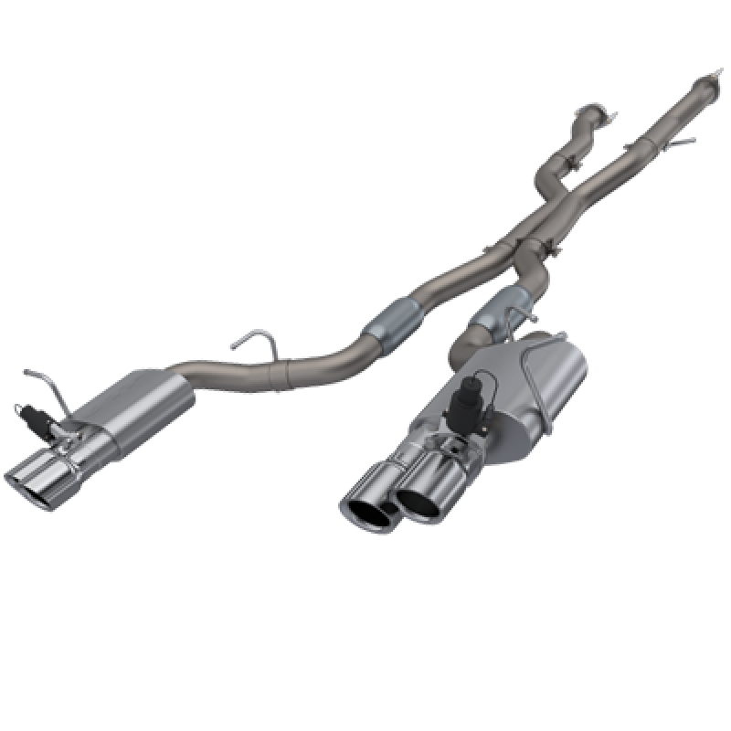 QTP 2018+ Jeep Grand Cherokee Trackhawk 304SS Screamer Cat-Back Exhaust w/4in Tips 427218 427218 Photo - Primary