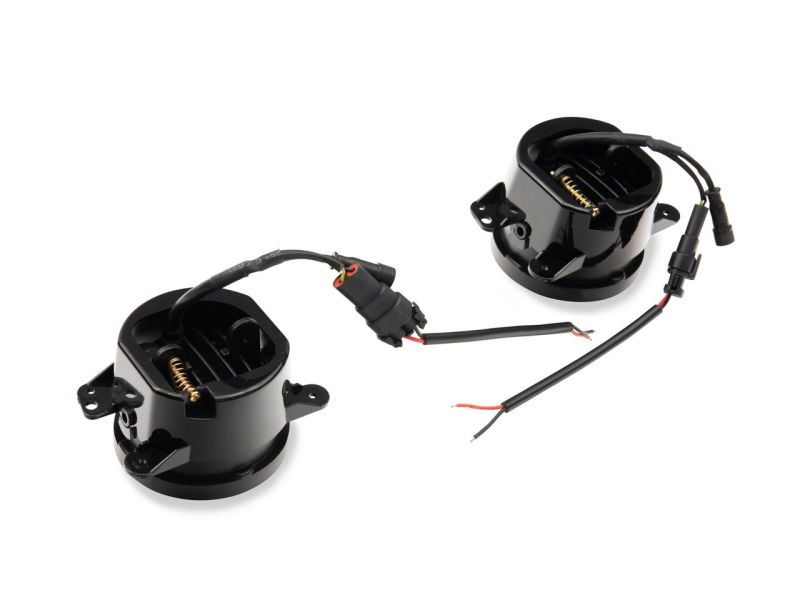 Raxiom 07-18 Jeep Wrangler JK Axial Series 4-In LED Fog Lights w/ RGB Halo J143371 J143371 Photo - Close Up
