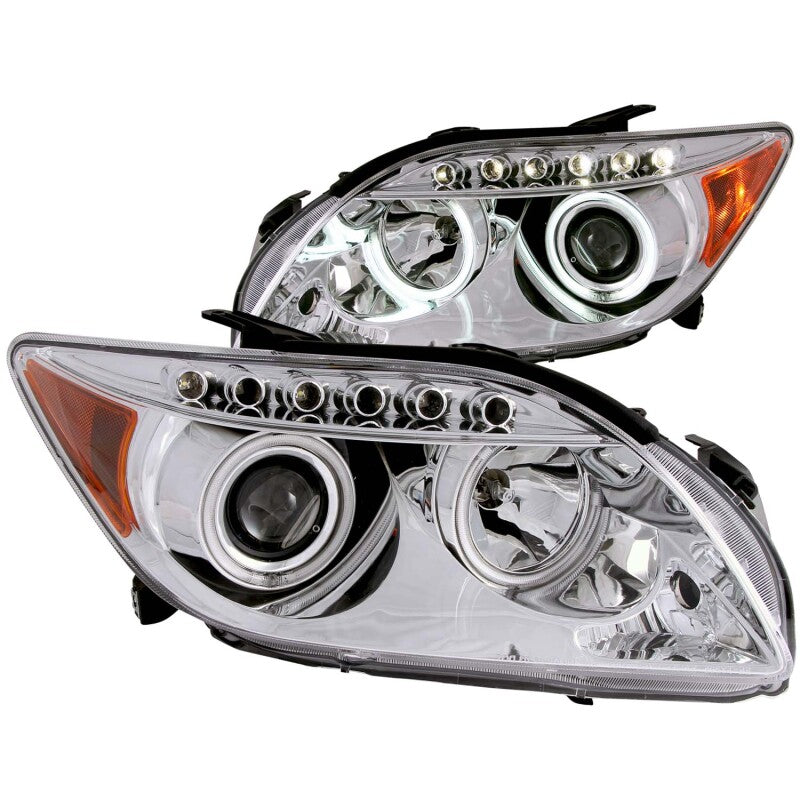 Anzo 2005-2010 Scion Tc Projector Headlights w/ Halo Chrome (CCFL) 121120 Photo - Primary