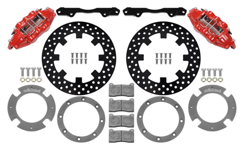 Wilwood 17-21 Can-Am X3RS Red 6-Piston Rear Kit 11.25in - Drilled Rotors 140-16629-DR 140-16629-DR User 1