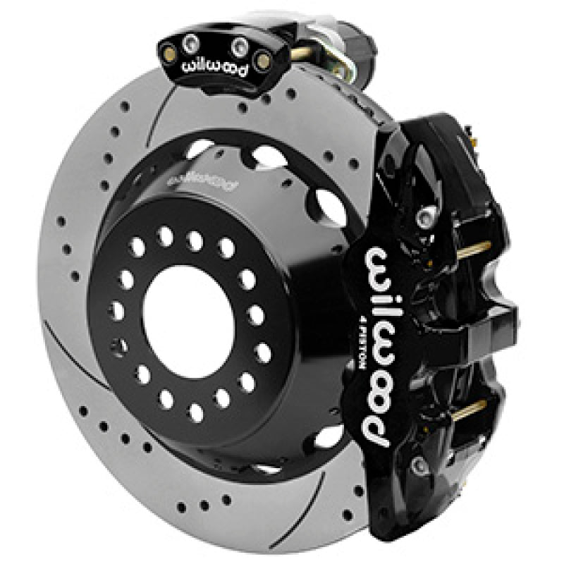 Wilwood AERO4 Big Brake Rear Electronic Parking Brake Kit - Black - Powder Coat Caliper - D/S Rotor 140-16170-D 140-16170-D User 1
