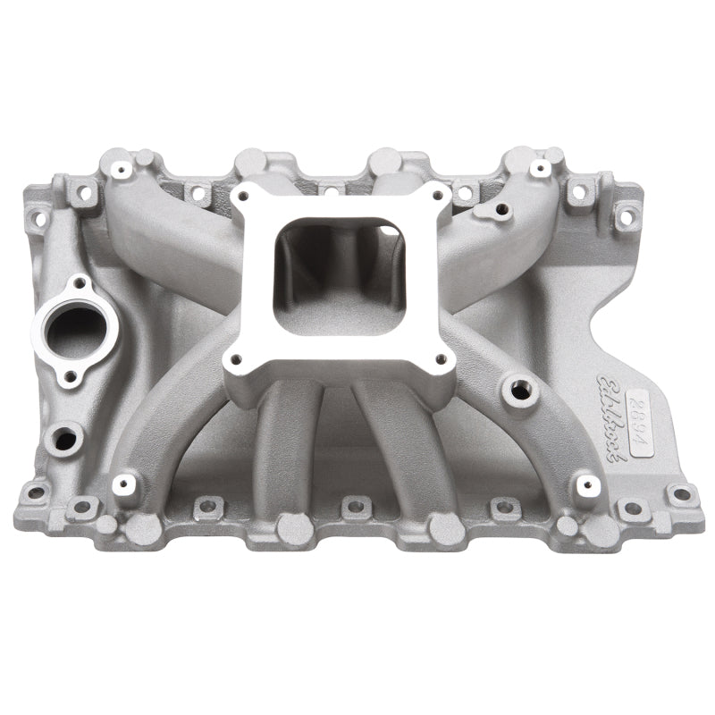 Edelbrock Victor Jr. Holden Carbureted Manifold (Non-EGR) (Satin Finish) 2894 Photo - Primary