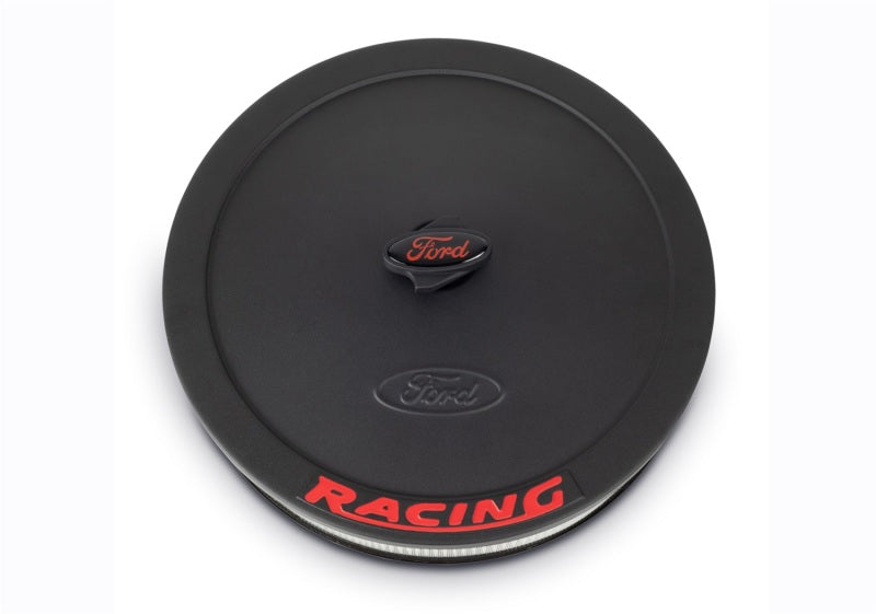 Ford Racing Air Cleaner Kit - Black Crinkle Finish w/ Red Emblem 302-352 302-352 Photo - Unmounted