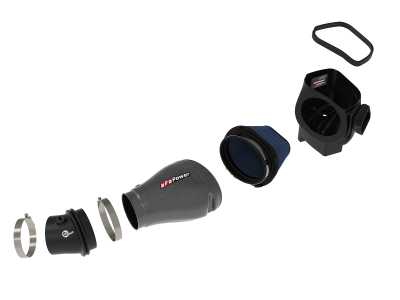 aFe Track Series Carbon Fiber Pro 5R AIS - 2018 Jeep Grand Cherokee Trackhawk (WK2) V8-6.2L(SC) 57-10002R 57-10002R Photo - Unmounted