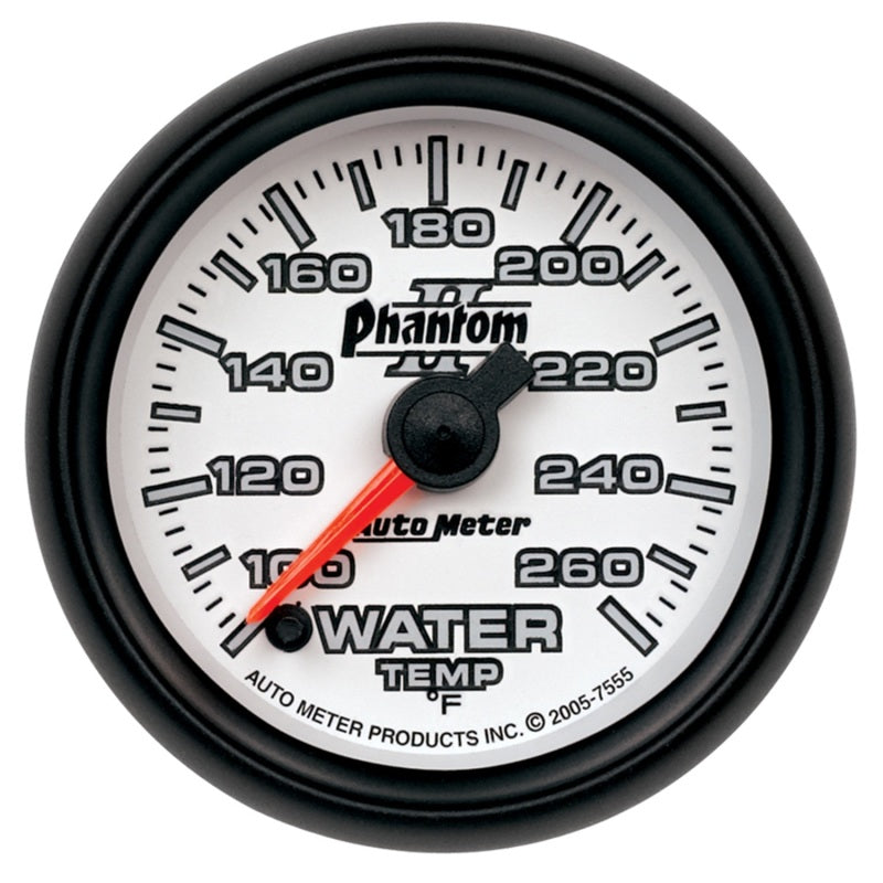 Autometer Gauge, Water Temp, 2 1/16", 100-260 Deg. F, Digital Stepper Motor 7555 Photo - Primary
