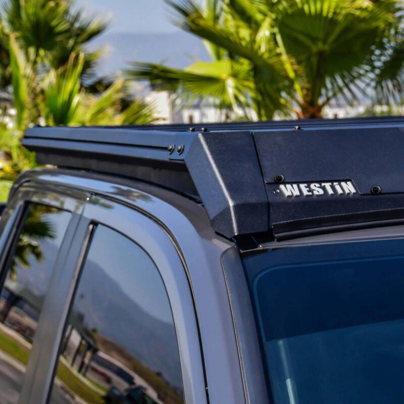 Westin 2024 Toyota Tacoma Double Cab Mesa Roof Rack - Textured Black 15-00135 15-00135 Photo - lifestyle view