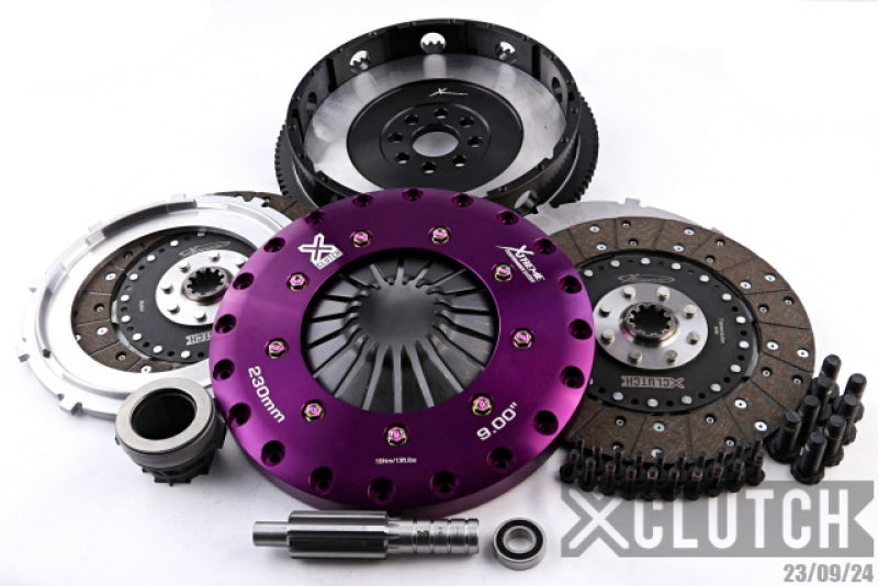 XCLUTCH 01-03 BMW 325Ci Base 2.5L 9in Twin Solid Organic Clutch Kit XKBM23589-2G XKBM23589-2G Photo - Primary