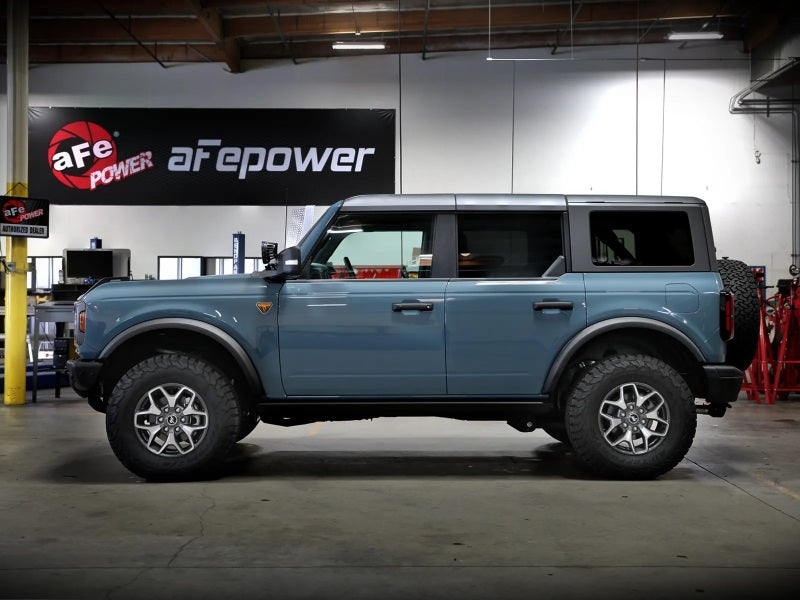 aFe CONTROL 1.25 IN Leveling Kit 21-24 Ford Bronco - Red 416-30T002-R 416-30T002-R Photo - Mounted