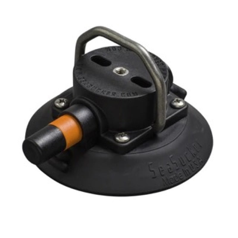 SeaSucker 4.5in. SeaSucker w/Flat-Top Stainless Steel D-Ring - Black VM1013B-6 VM1013B-6 User 1