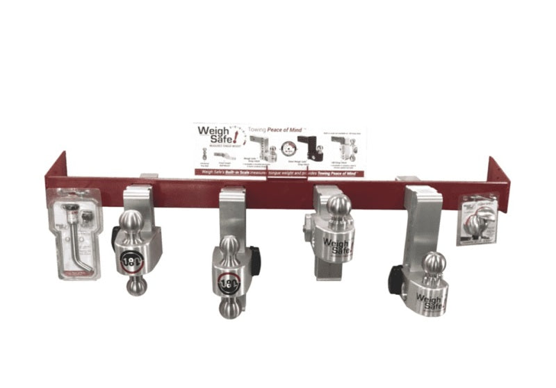 Weigh Safe End Cap POP Display Stand - Red WSPOP-EC WSPOP-EC User 1