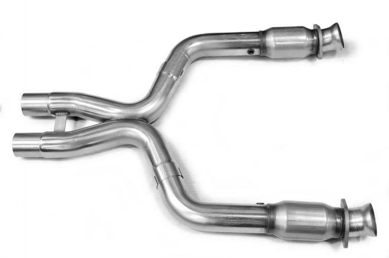 Kooks 11-14 Ford Mustang GT 1-3/4 x 3 Header & Green Catted X-Pipe Kit 1141H230 1141H230 Photo - Unmounted