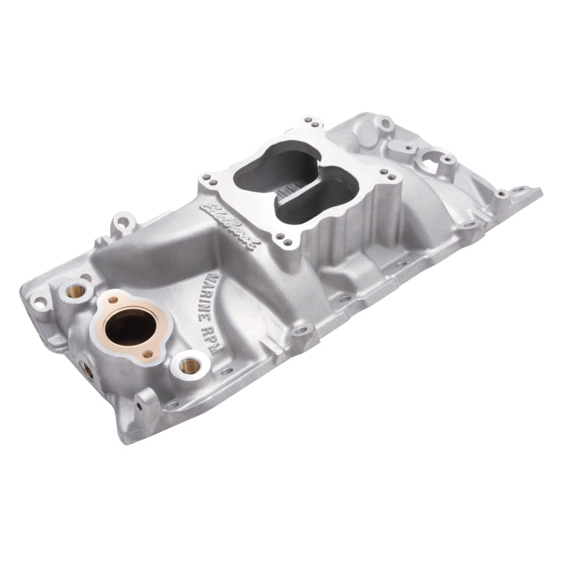 Edelbrock Manifold, Marine Rpm, Chevy Big Block, Oval Port, With Brass 2561 Photo - Primary